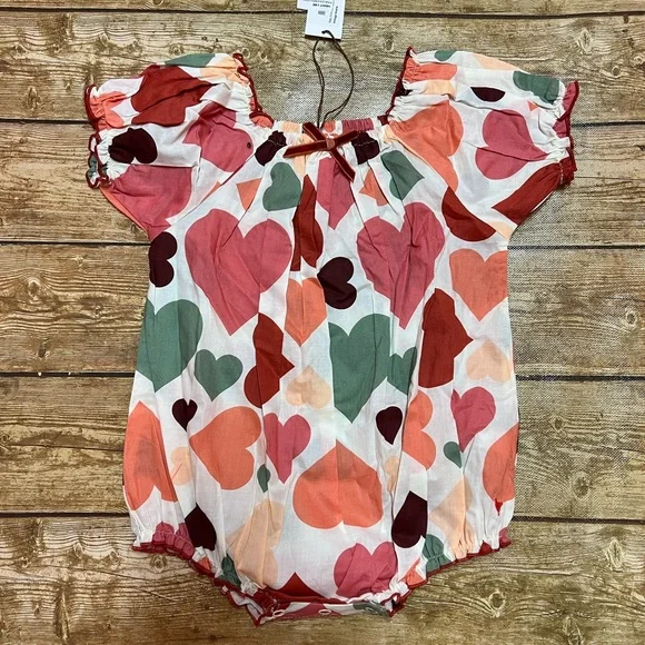NWT PINK CHICKEN Baby Girl Rompers Lexi - Picture 3 of 5